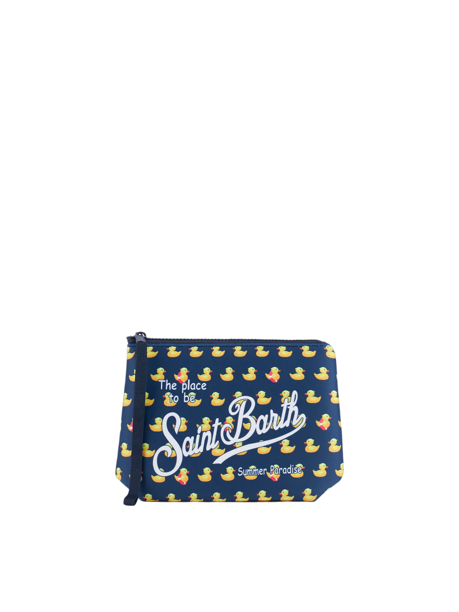 MC2 SAINT BARTH - Pochette Aline Blu Stampa Ducky