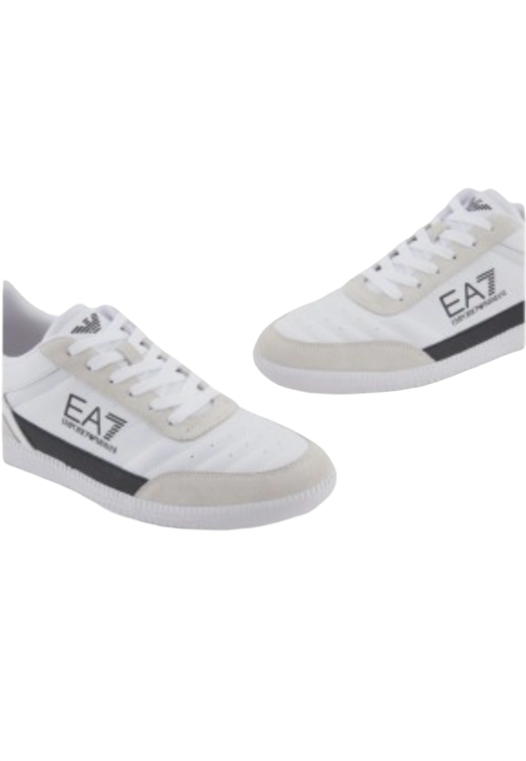 EA7 - Sneakers Bianche e Nere Heritage