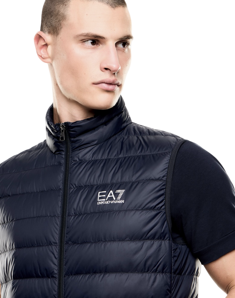 EA7 - Gilet Blu Packable Core Identity