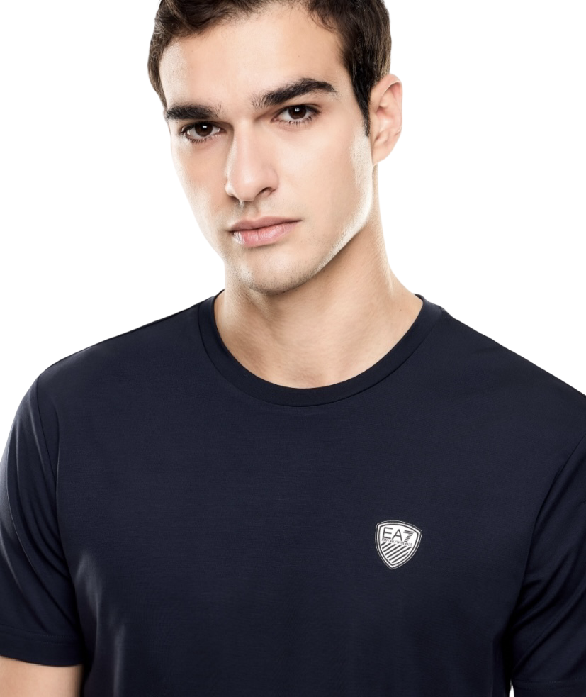 EA7 - T-shirt Blu Premium Shield