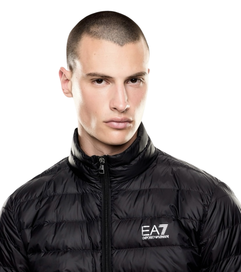 EA7 - Piumino Nero 100 Grammi Packable Core Identity