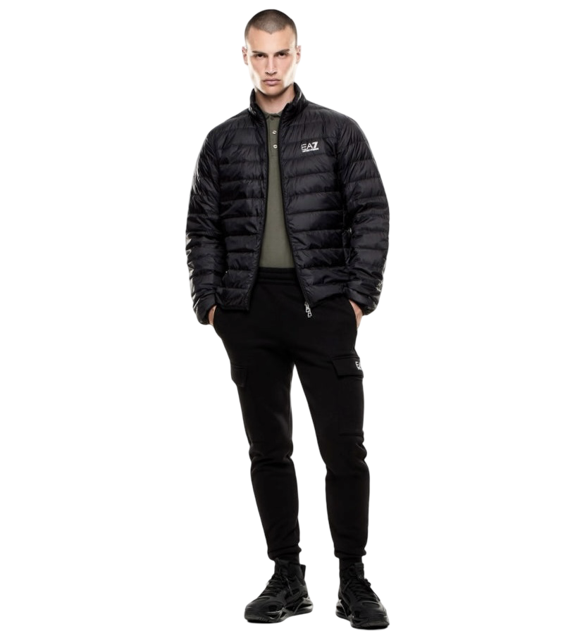 EA7 - Piumino Nero 100 Grammi Packable Core Identity