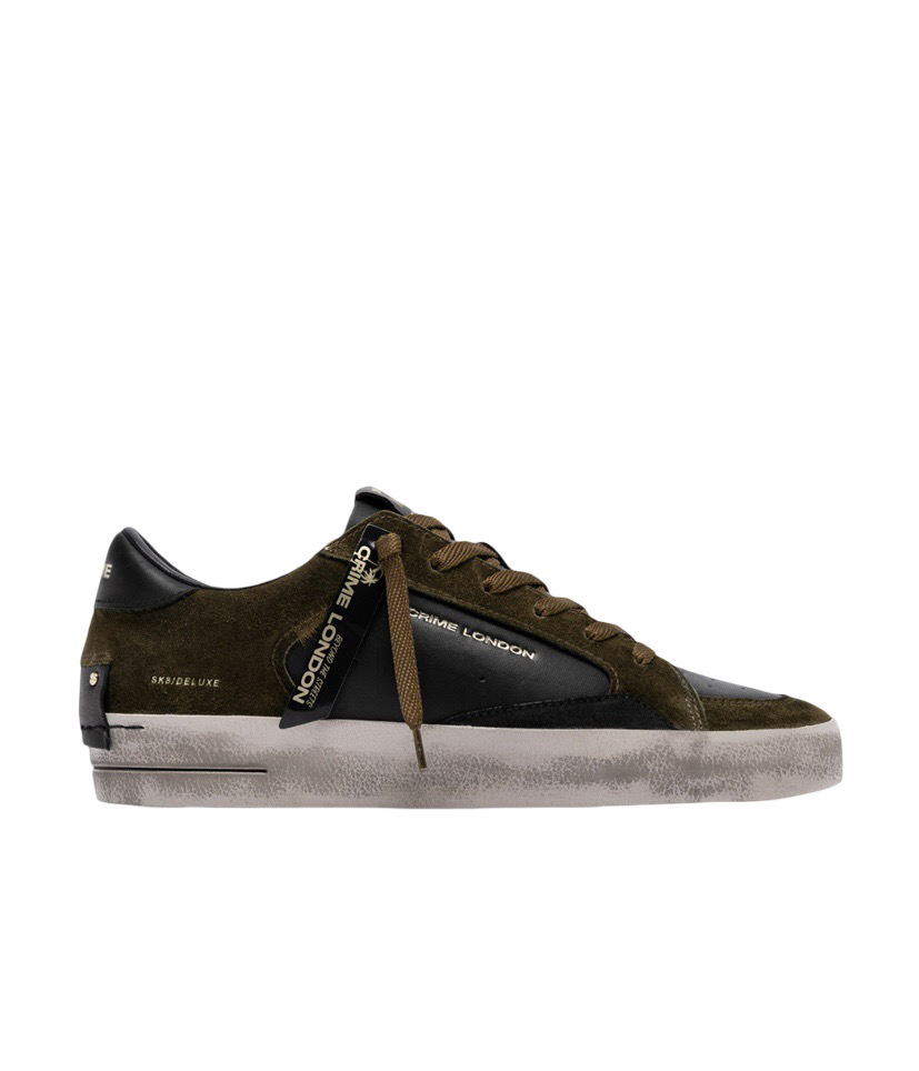 CRIME LONDON - Sneakers SK8 Deluxe Black Timber