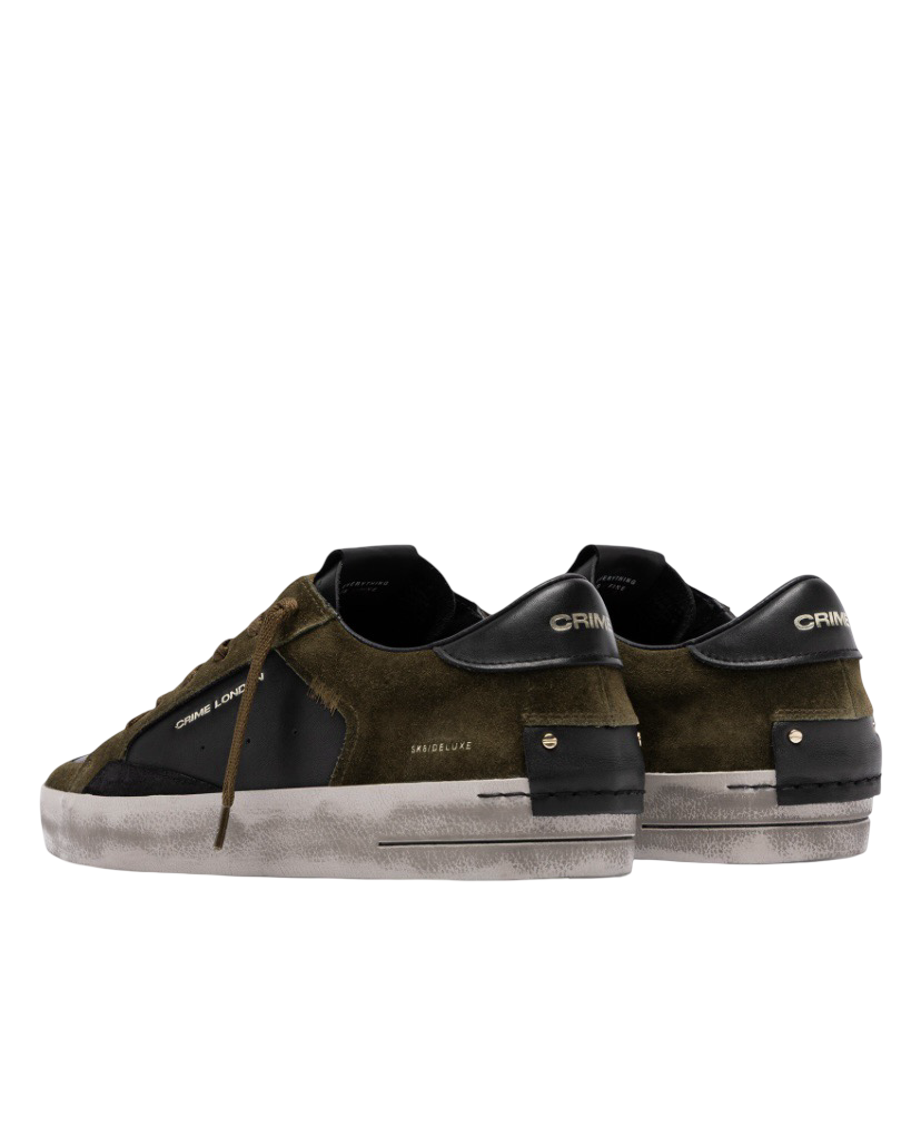CRIME LONDON - Sneakers SK8 Deluxe Black Timber