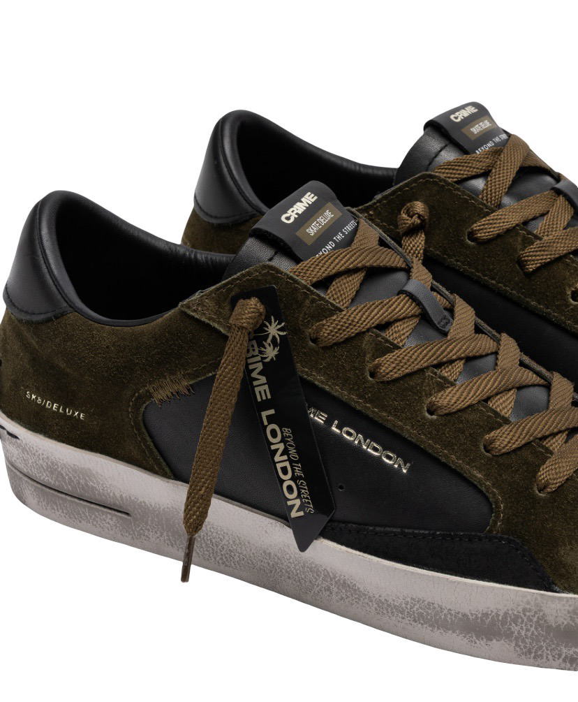 CRIME LONDON - Sneakers SK8 Deluxe Black Timber